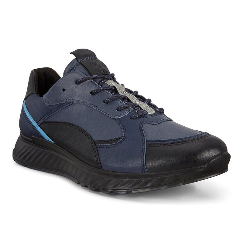 Men Casual Ecco St.1 M - Sneakers Blue - India JSQIRL920